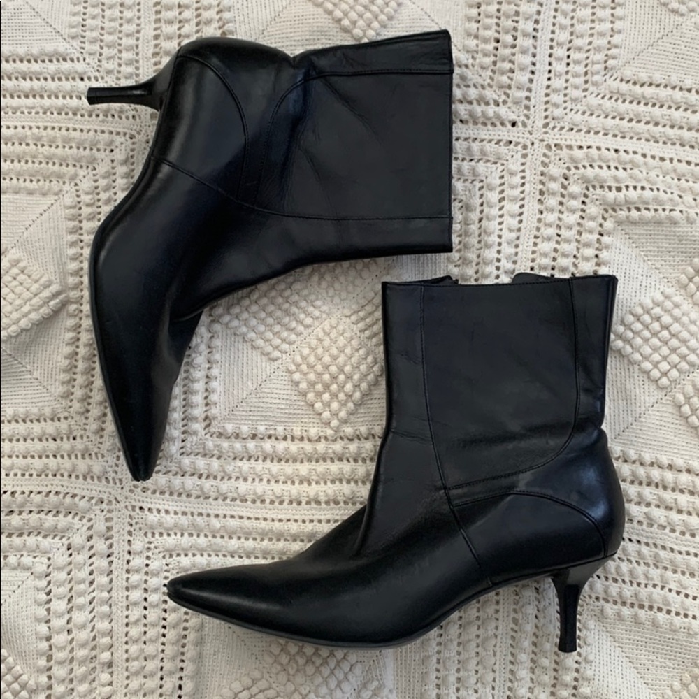 Cole Haan Kitten heeled booties